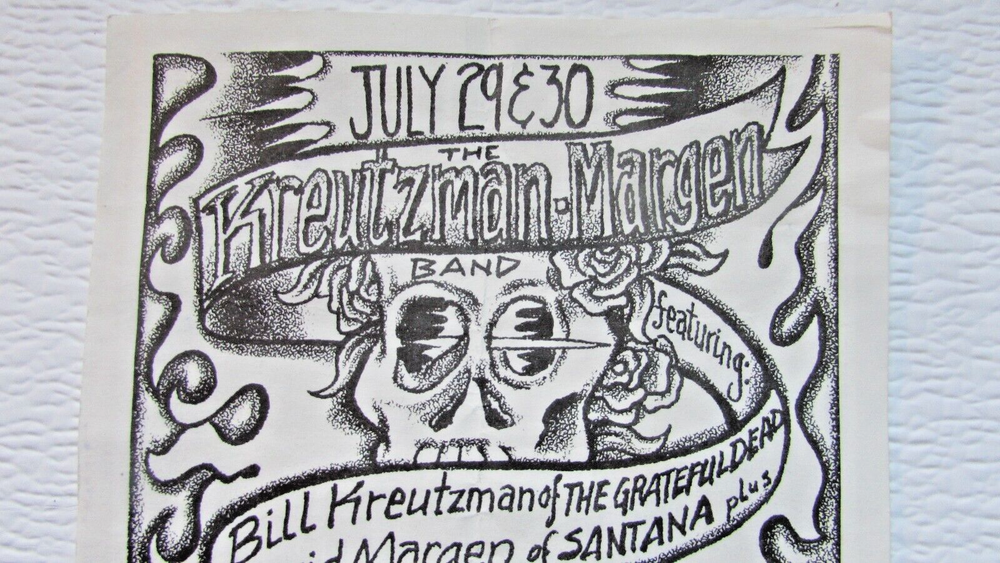 GRATEFUL DEAD-KREUTZMAN HAND BILL