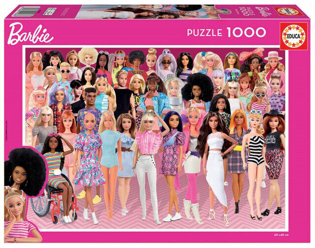 Puzzle 1000 elementów Barbie