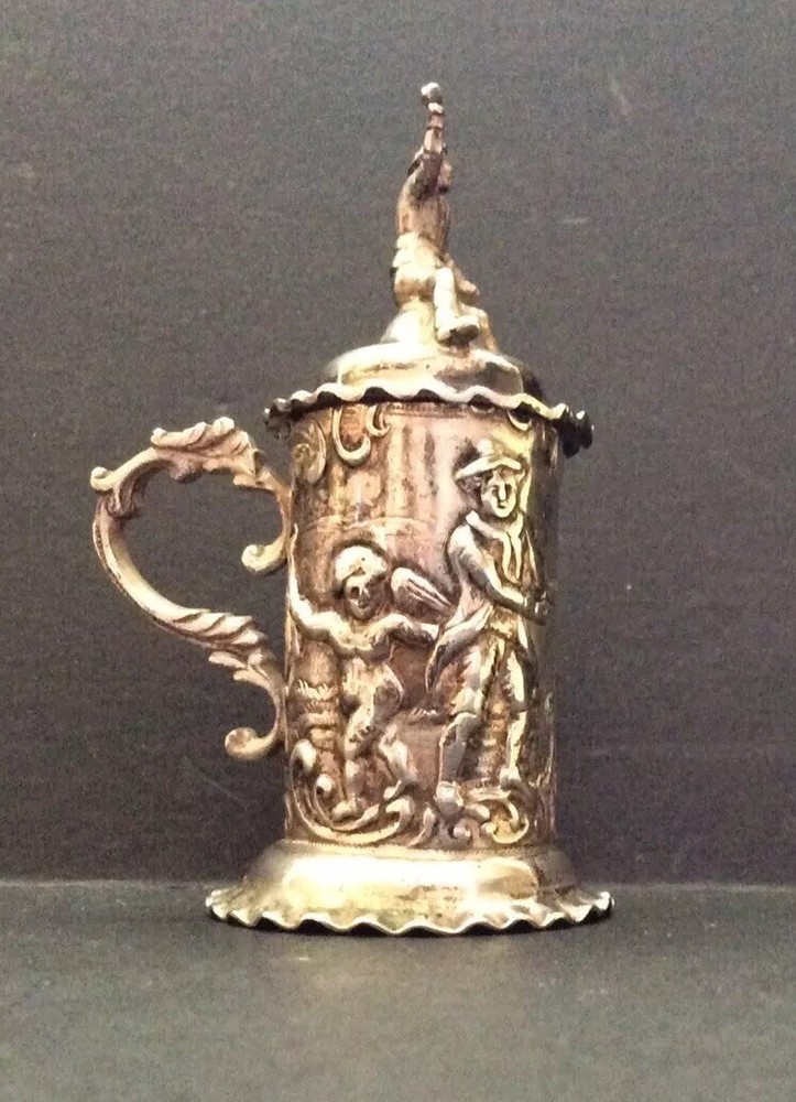 Miniature Dutch Silver Stein
