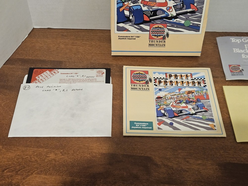 Pole Position by Thunder Mountain for Commodore 64/128 CIB