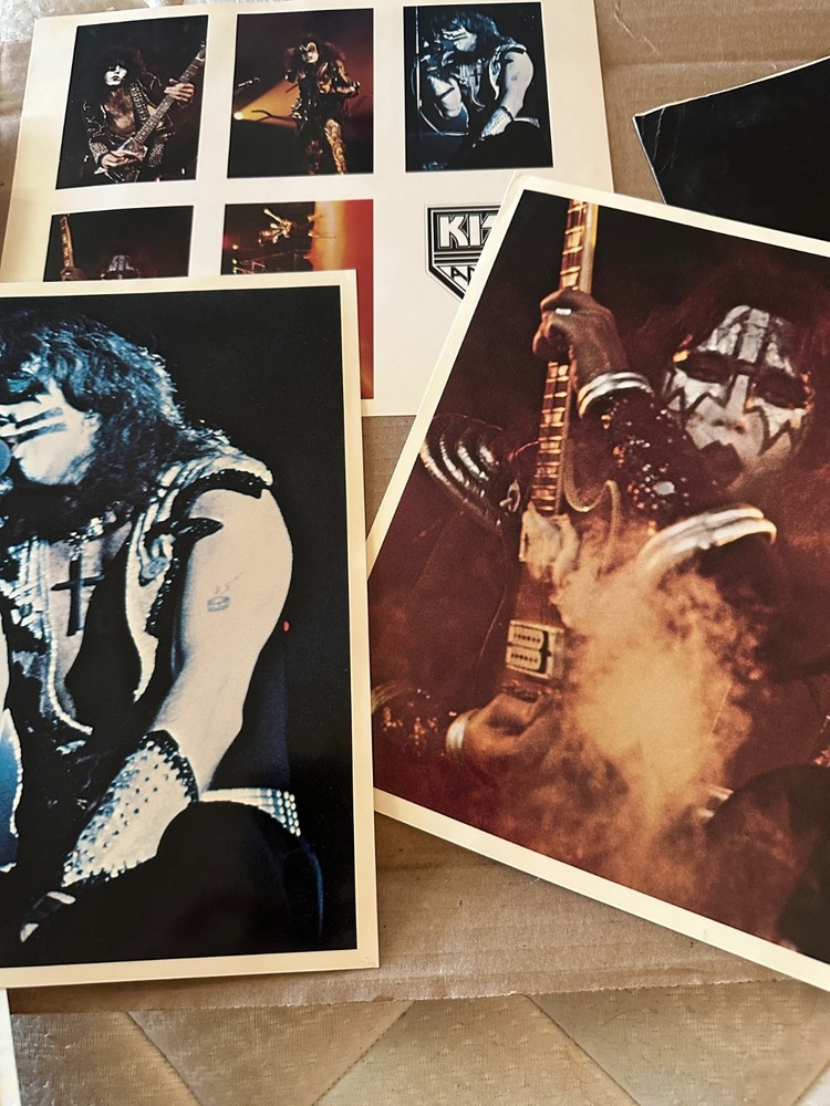KISS ARMY KIT - official 1978, 1976 Aucoin - solo albums era fan club Incomplete