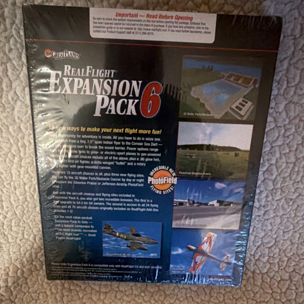 Great Planes RealFlight Expansion Pack 6 RC Flight Simulator