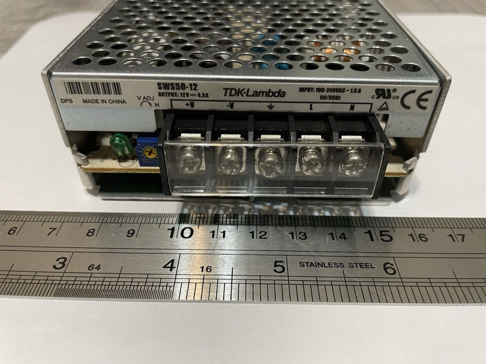 TDK-LAMBDA Dc Power Supply SWS50-12 Output 12V 4.3A