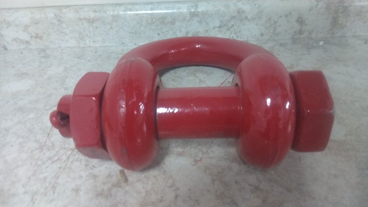 Crosby 1019686 70,000 Lb Working Load Limit Carbon Steel Anchor Shackle