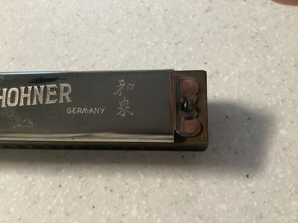 Vintage Pre-War Hohner Chromatic Harmonica Excellent.