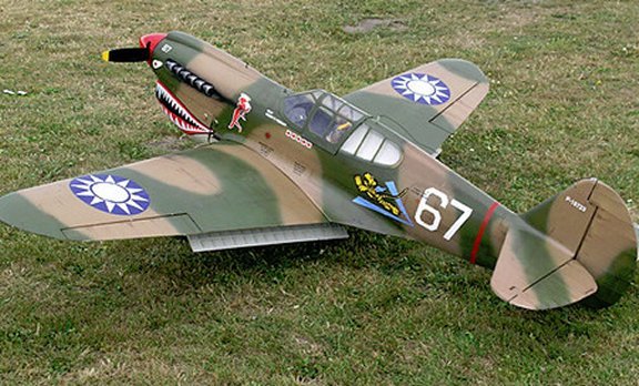 Plans for P40E  Warhawk  64 inch wing.