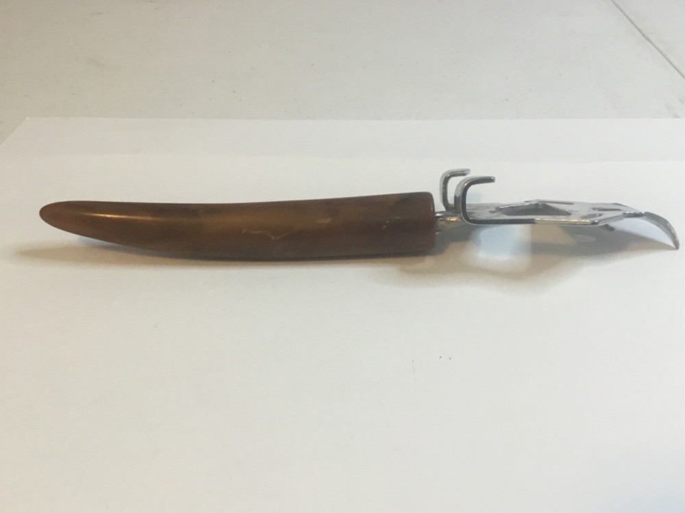 Vintage Bakelite Butterscotch Handle Can Opener