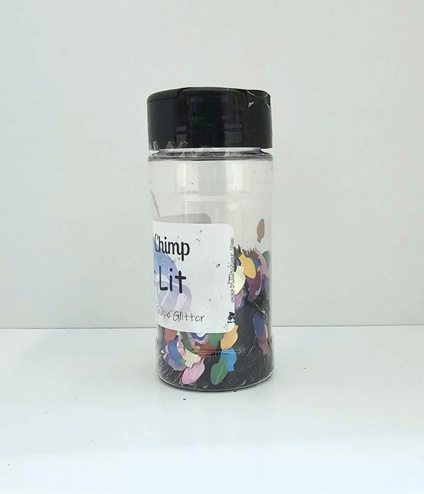 Glitter Chimp Glitter - Get Lit - Holographic - Shape - Used (Opened)