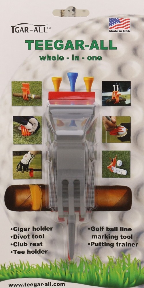 cigar holder multipurpose golf tool
