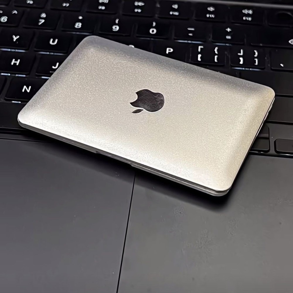 Creative Mini Apple Laptop Shaped Foldable Makeup Mirror Portable Compact