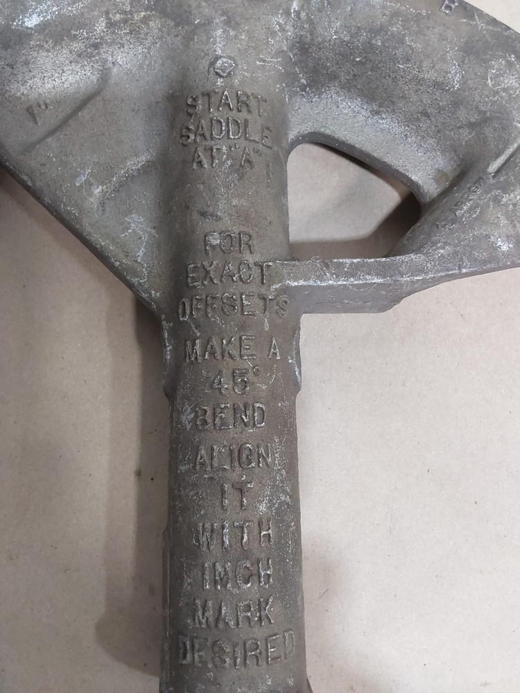 Appleton Manual EMT Electrical Conduit Pipe Bender Used