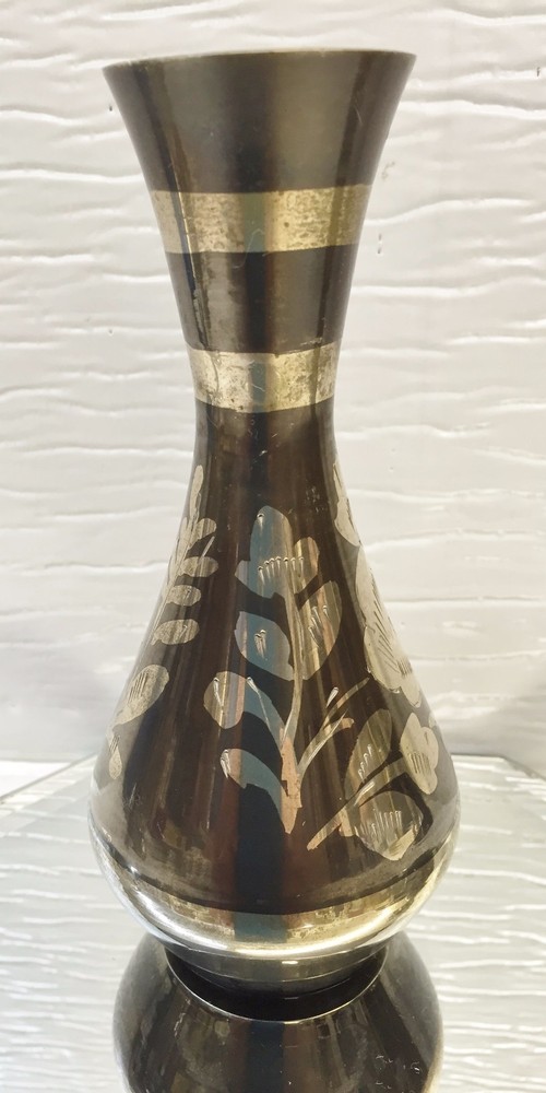 2 Brass Bud Vases India