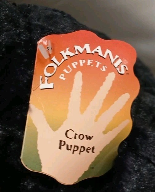 Folkmanis Crow Puppet New