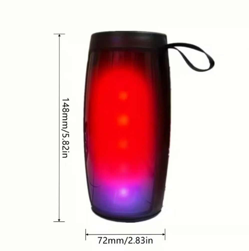 LED Portable Stereo Speakers