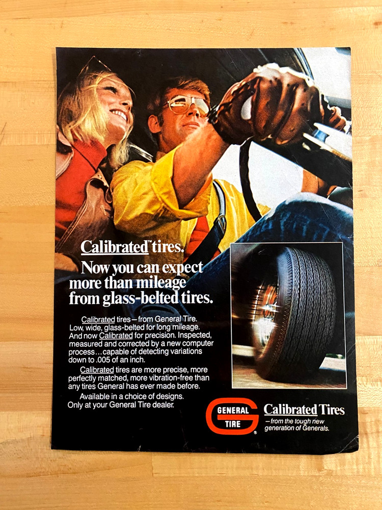1970 Print Ad General Tires