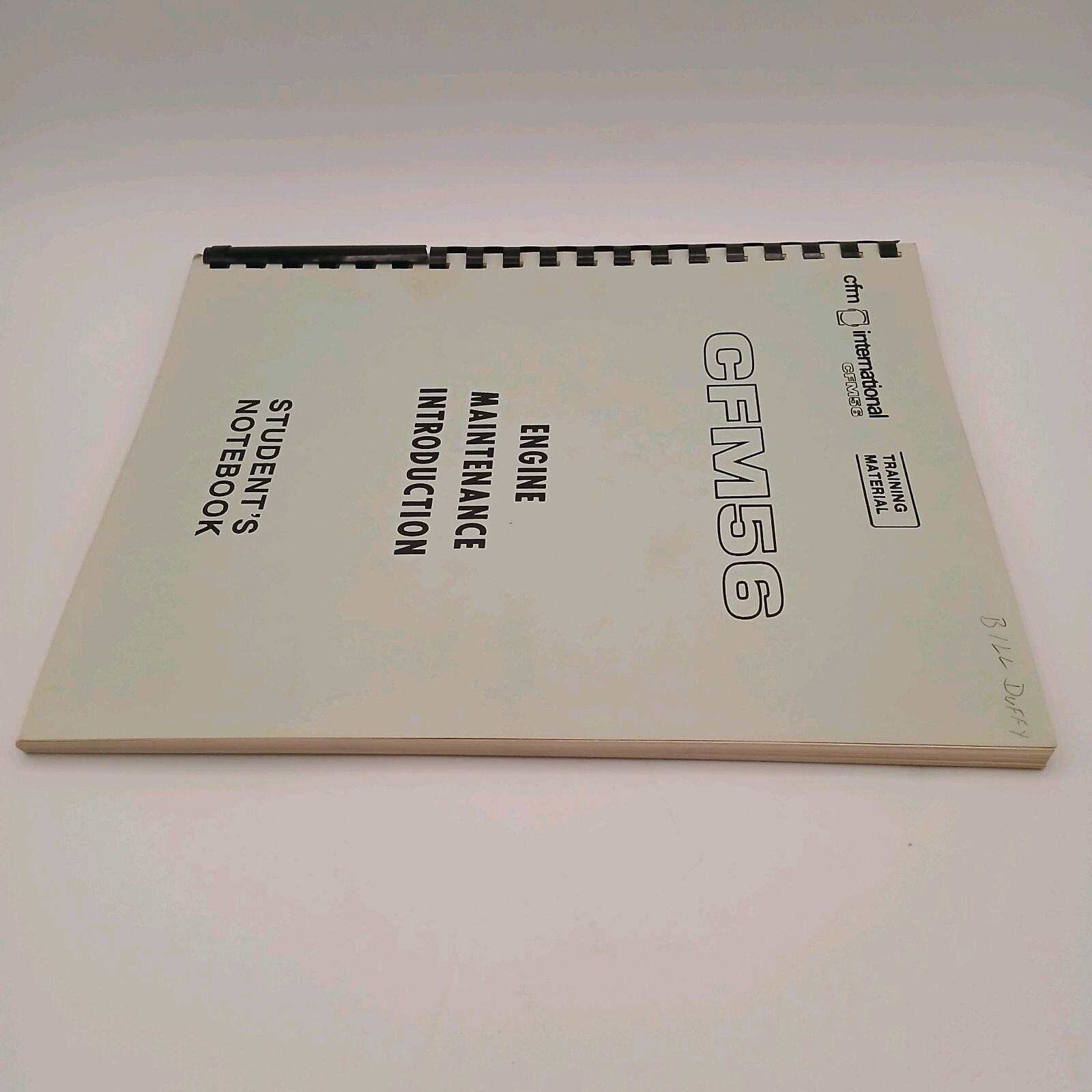 Vintage CFM International CFM56 Engine Maintenance Introduction Student Notebook