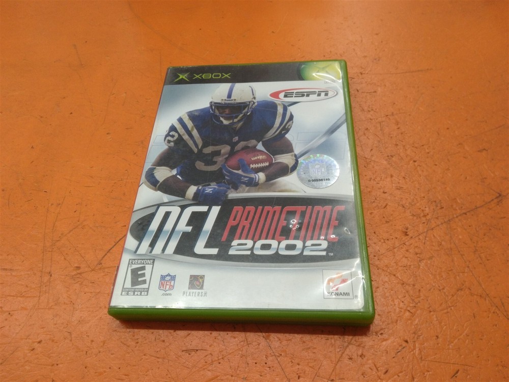 ⭐️⭐️⭐️⭐️⭐️ NFL Primetime 2002 Microsoft Xbox **Empty Case** w Manual