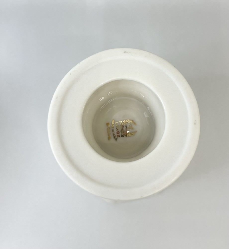 Lenox Judaic Collection Kiddush Cup Embossed Ivory Octagonal Shape 10 oz.