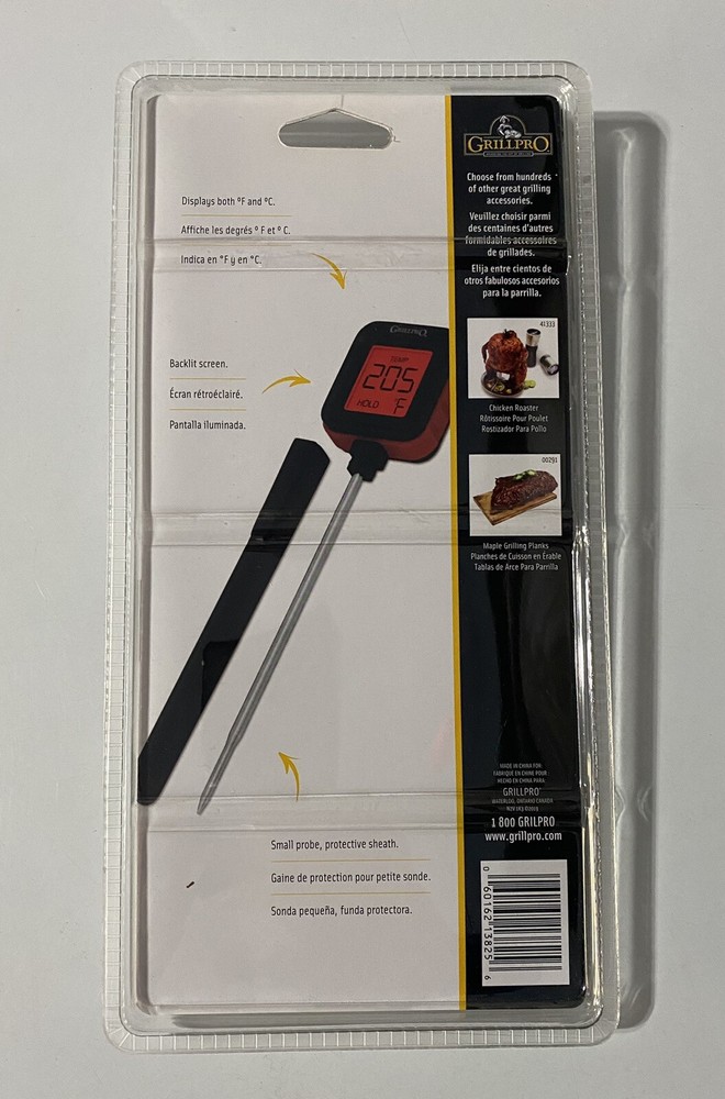 GrillPro Instant Read Probe Thermometer