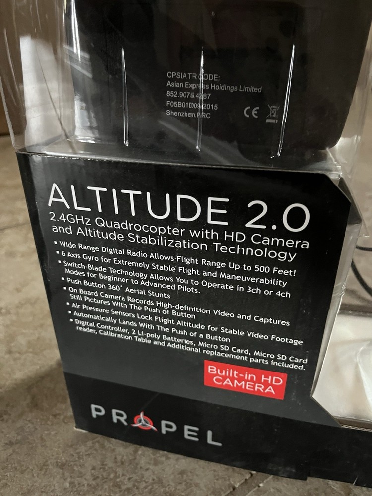 Propel Brand Quadrocopter With HD Camera