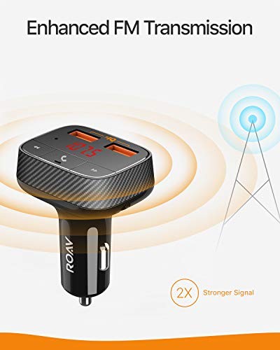 ROAV ANKER ROAV SMARTCHARGE F0 BLUETOOTH FM TRANSMITTER R5113 - BLACK