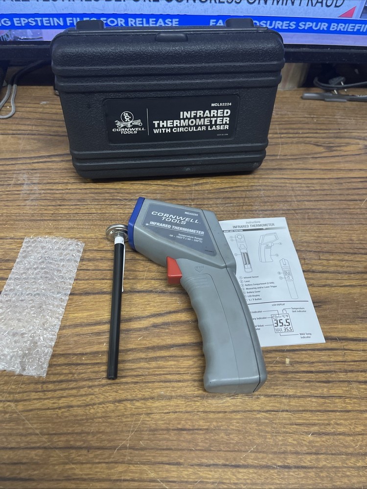 cornwell tools infrared thermometer MCL52224