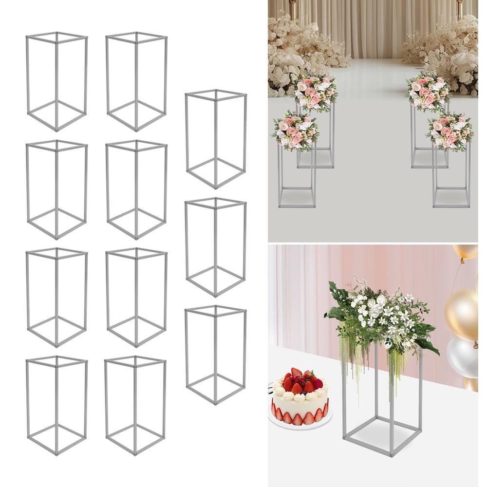 11 Pcs Flower Stands Flower Holder for Wedding Decorations Rectangular Wedding