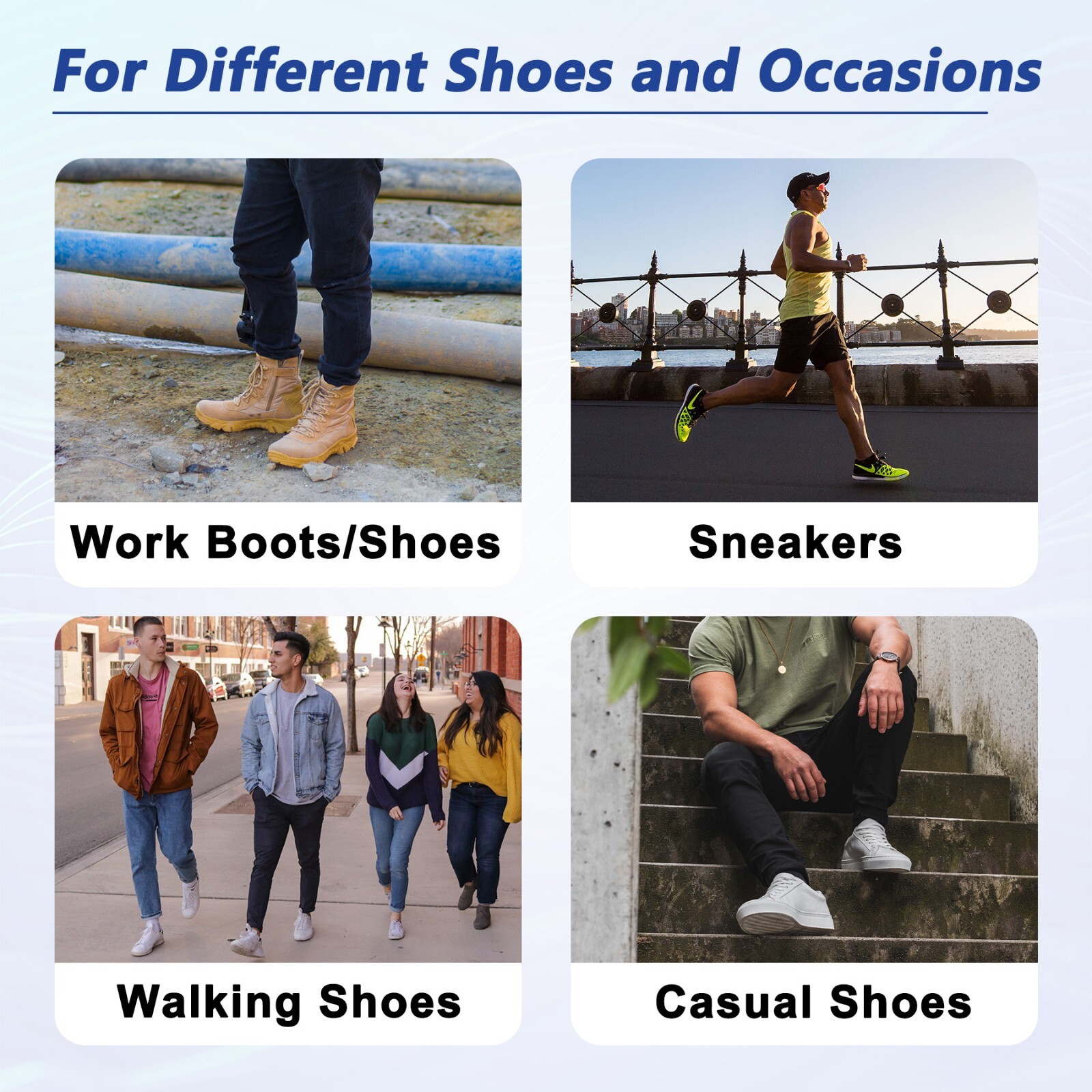 riemot Orthotic Insoles Inserts Flat Feet High Arch Support for Plantar Fasciiti