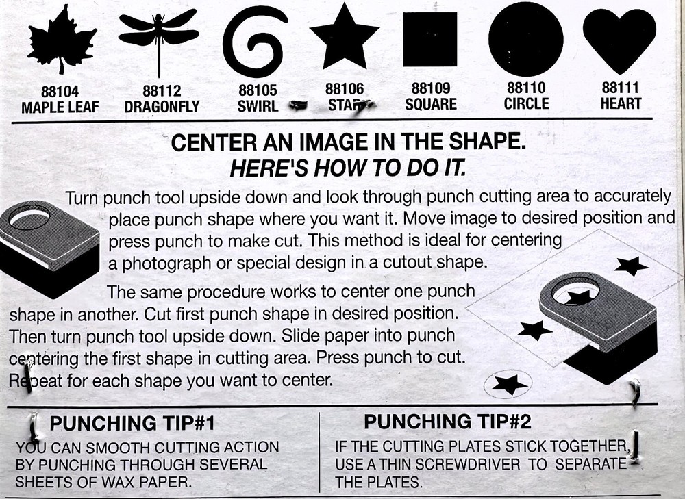 Paper Punch, 1 Super Giant Maple Leaf, McGill Perfect Cuts 2 1/8" Maple Leaf *