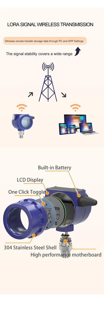 New LoRaWAN/NB-IoT Wireless Temperature Data Loggers Wireless Temperature Sensor