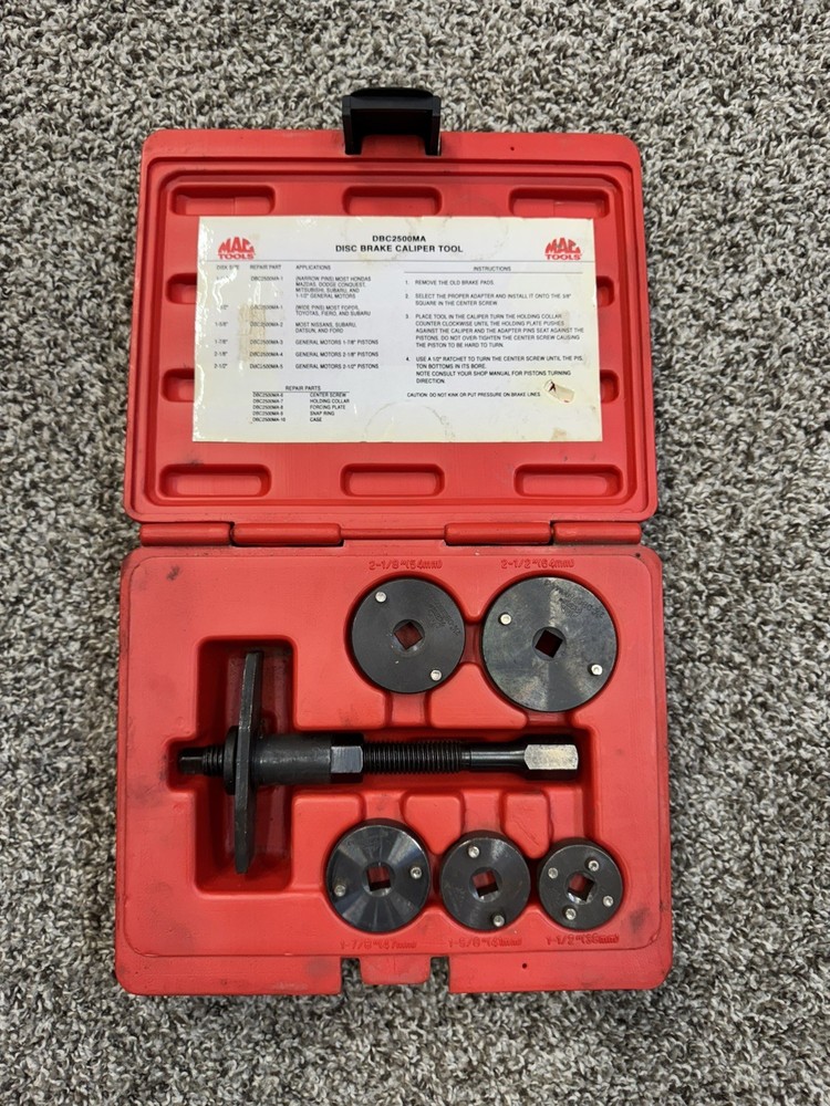 Mac DBC2500MA Disc Brake Caliper Set Used