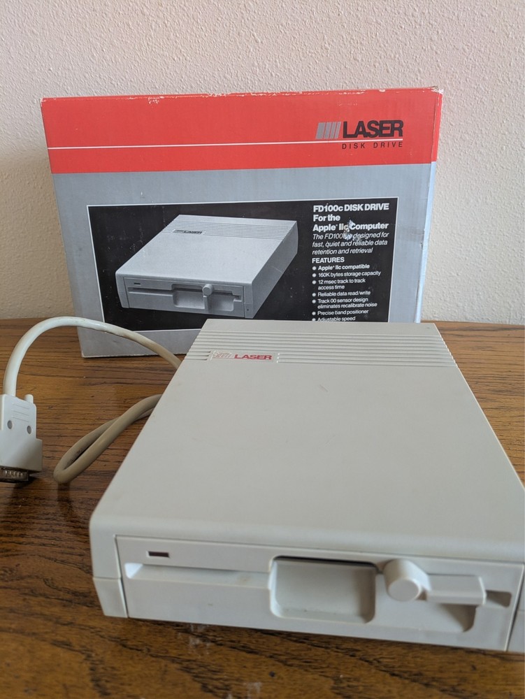 Apple IIc Computer System w/ ImageWriter II Printer, Drives, Manuals, Tested