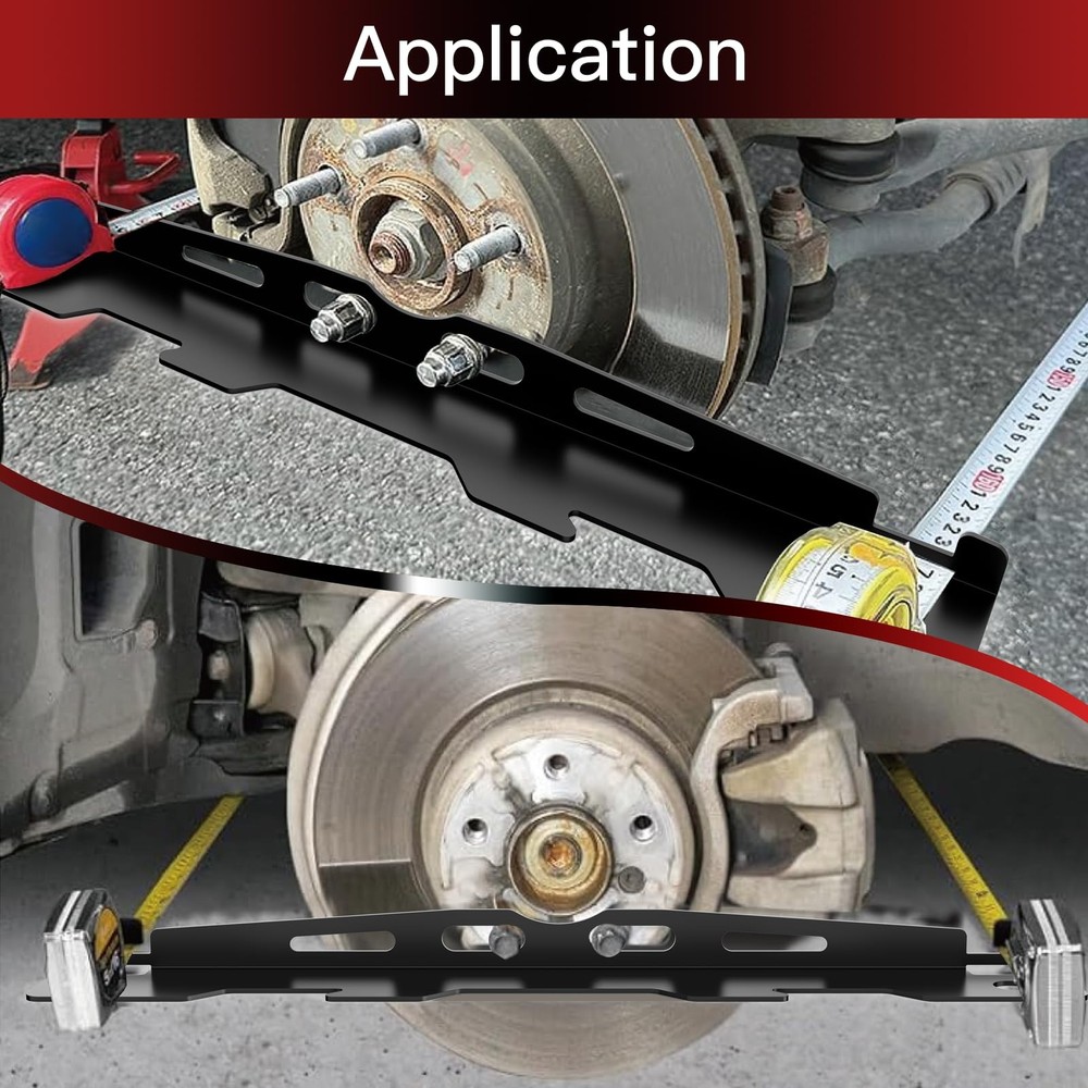 LCGP Wheel Alignment Tool Plates 2 Pack Toe with 2 Black