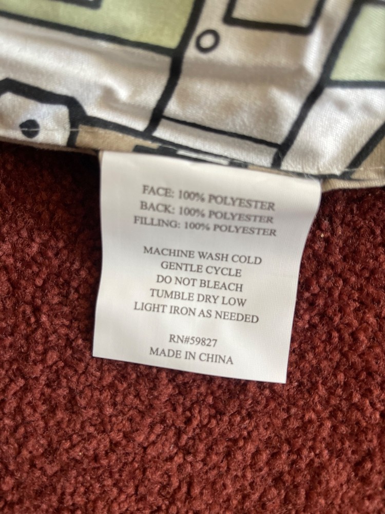 Camping Comforter and Pillow Sham