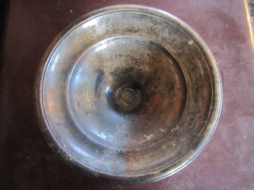 sterling silver weighted tray/bowl