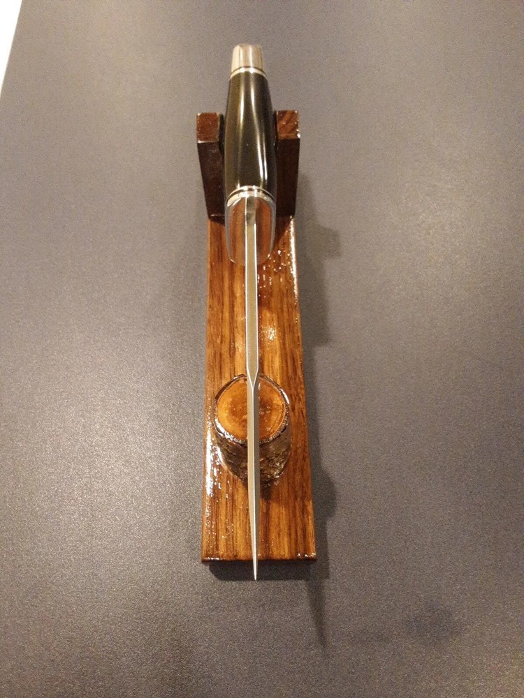 Black Walnut knife Display Stands (2 Stands)