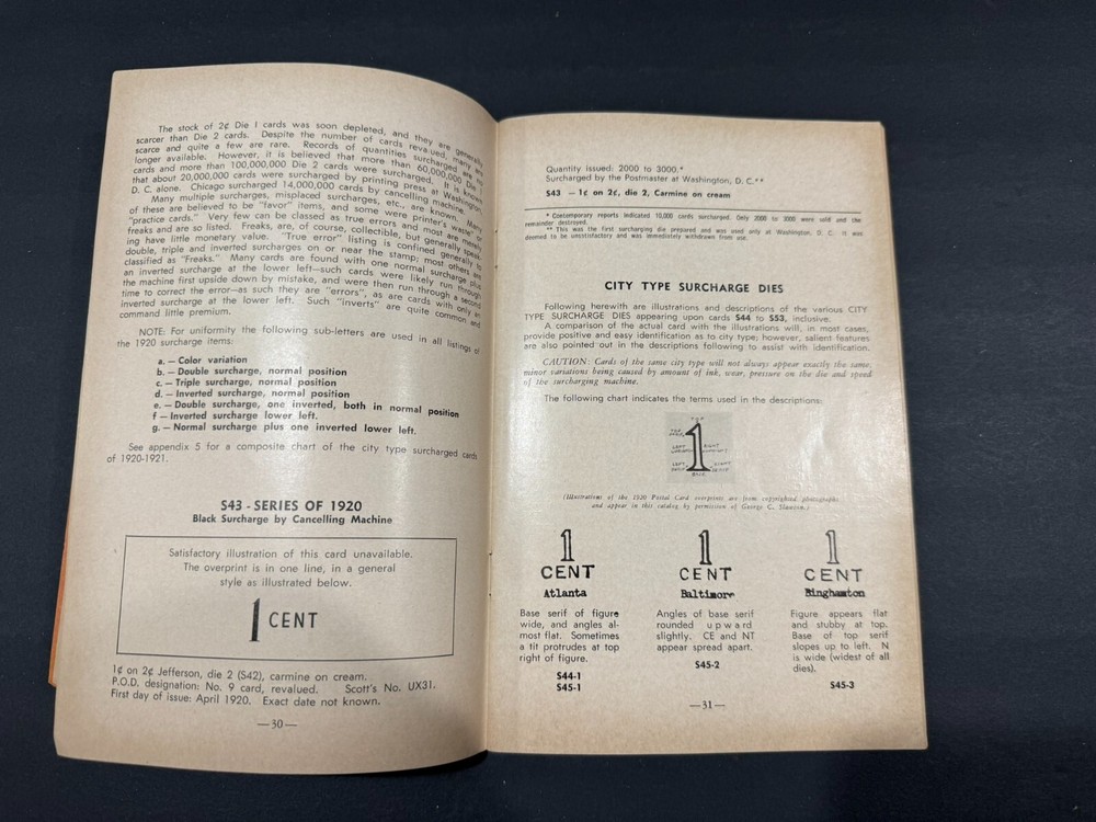 1955 United States Post Card Catalog