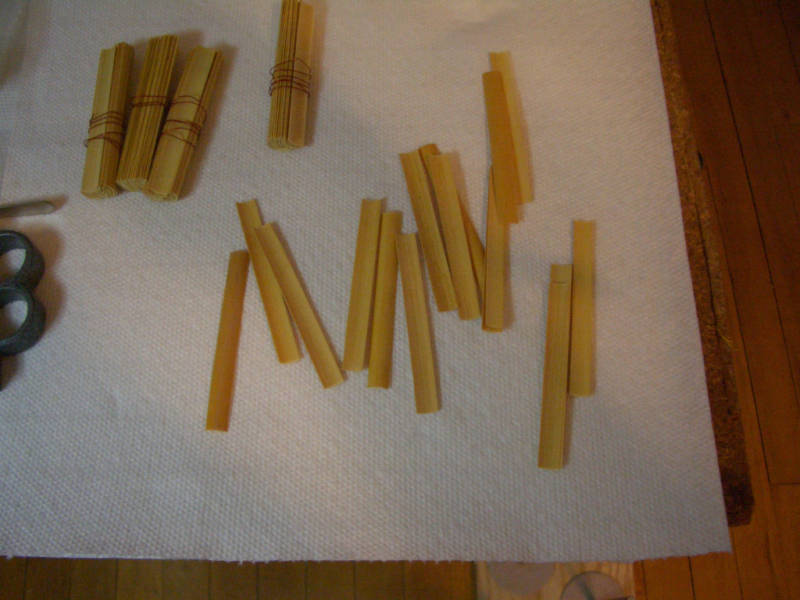 20 Gouged Oboe Reed cane 11.00 Diameter