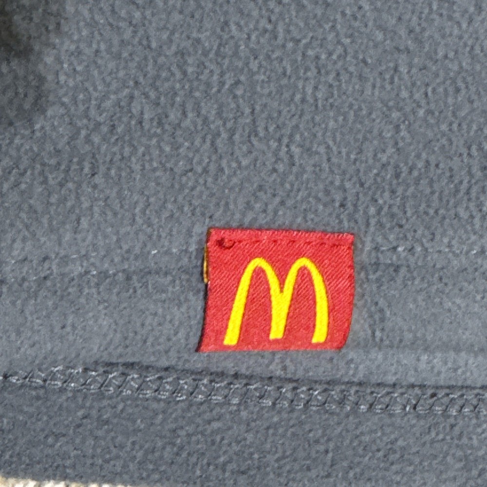McDonald’s 100% Polyester Gray Uniform Vest Size XL