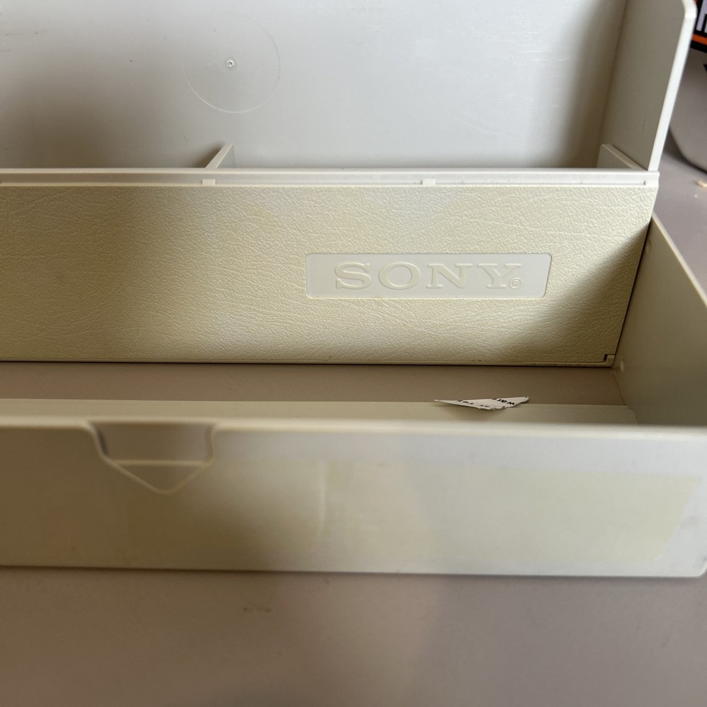 Sony 3.5” Floppy Disk, Media Case, Storage Vintage, Library