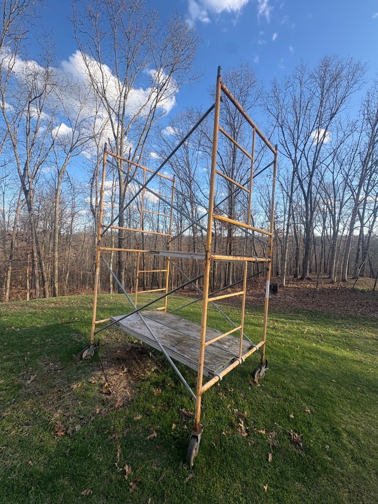 Used Biljax 2 tier tower scaffolding tower