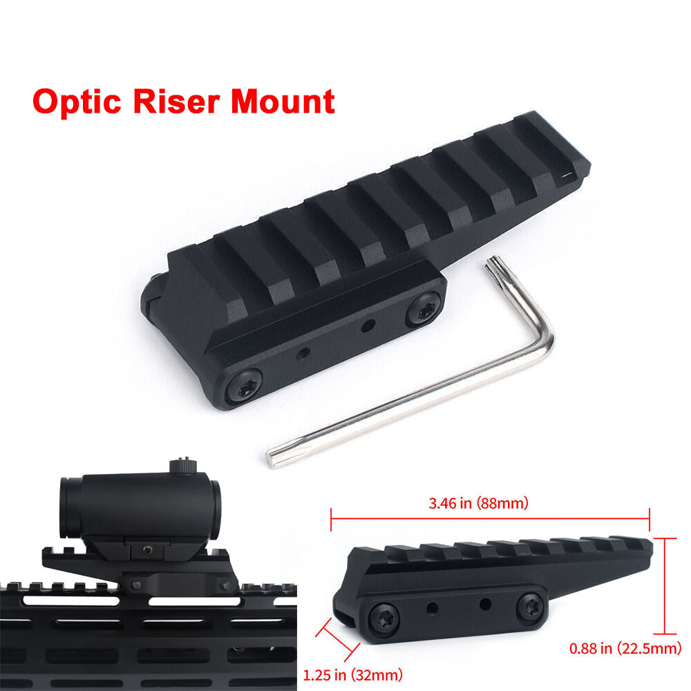 Tactical Optic Riser Scope Picatinny Mount For 558 556