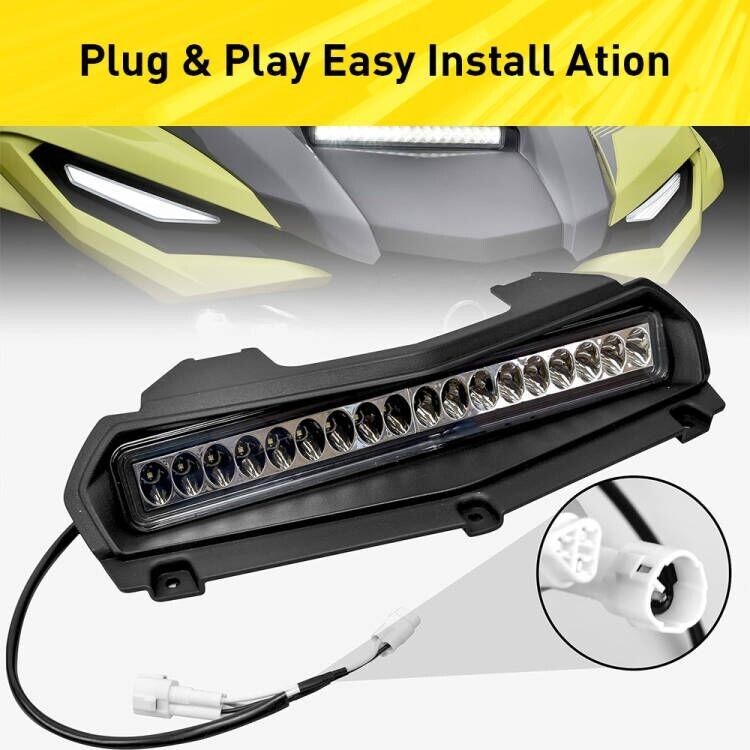 LED Hood Panel Scoop Light for 2021-2024 Yamaha Wolverine RMAX2 & RMAX4 1000