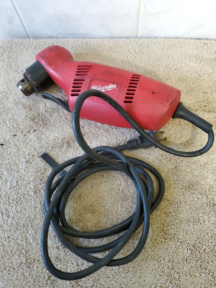 Milwaukee 3/8” Right Angle Reversing Variable Speed Corded Drill # 0375-1