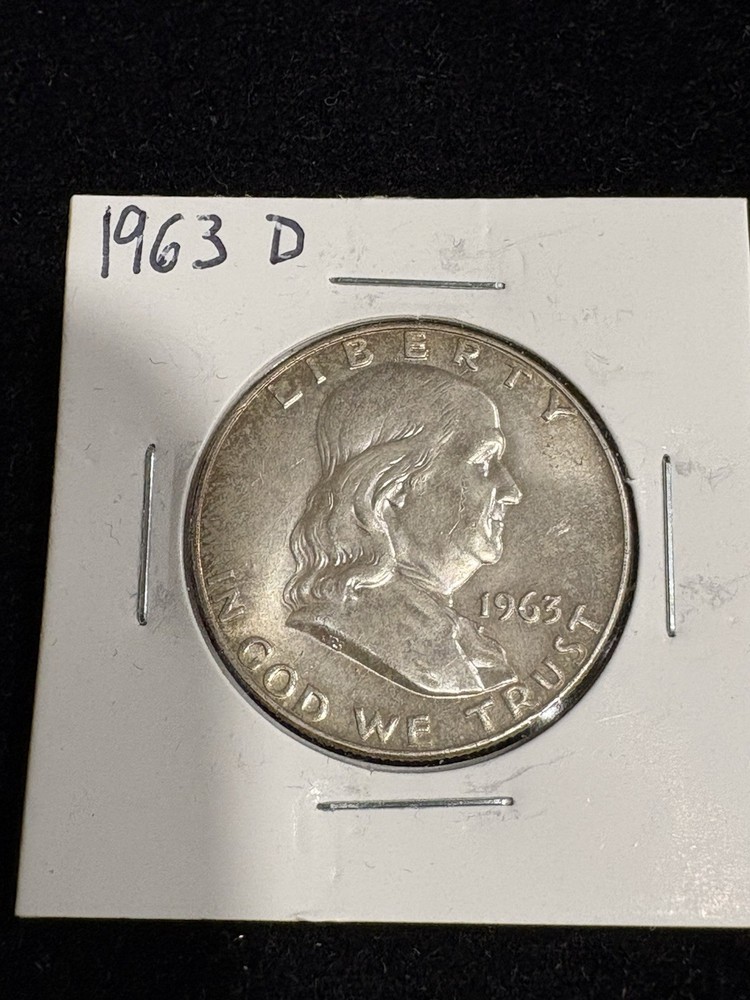 1963 D Franklin Half Dollar AU
