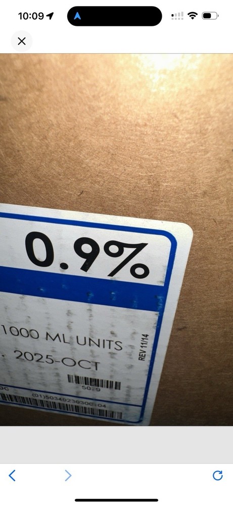 saline solution 0.9%