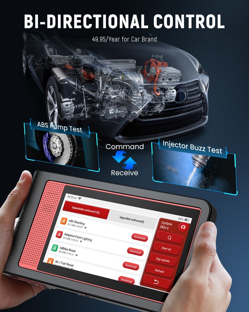 THINKTOOL Mini OBD2 Scanner Full System IMMO Car Diagnostic Tool Code Reader