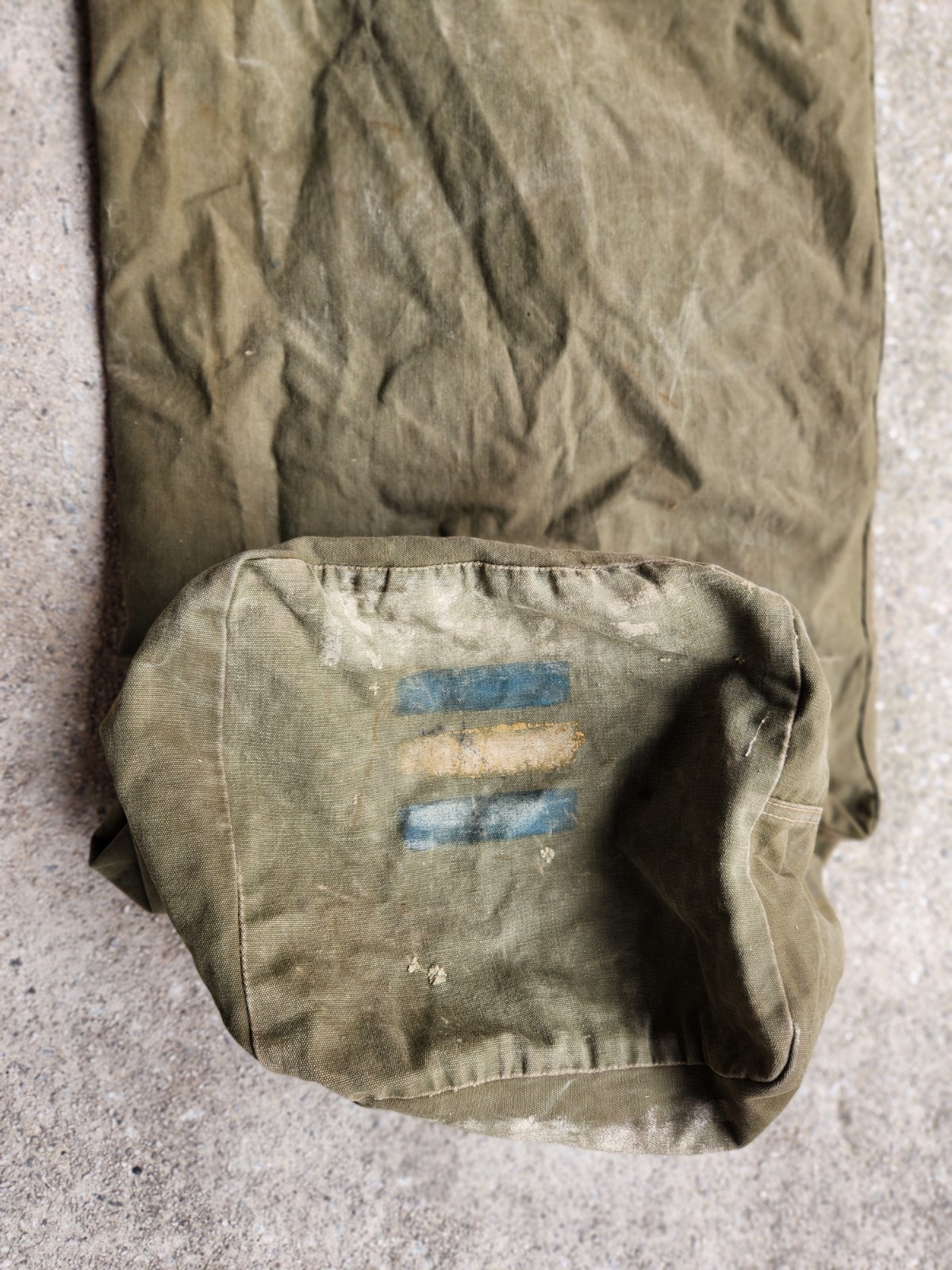 Vintage 1944 WWII Canvas Duffel Bag US Military Period-St Croix Garment Co