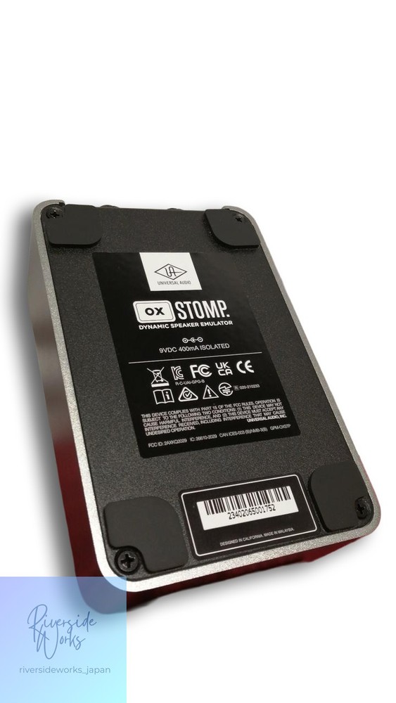 UNIVERSAL AUDIO OX Stomp Dynamic Speaker Emulator Effects Pedal JP