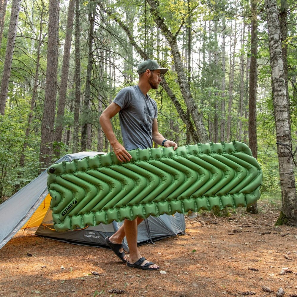 Klymit Static V2 Advanced Body Mapped Superlight Inflatable Sleeping Pad - Light